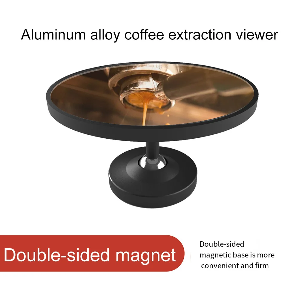 

Espresso Shot Mirror Coffee Extraction Reflective Mirror For Bottomless Portafilter – Adjustable Mirror Flow Rate Observation