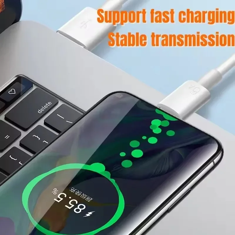Original 120W Ultra Fast Charger QC 5.0 EU Plug 6A Type C Cable For IPhone Pro Max Samsung Rapid Charging Adapter
