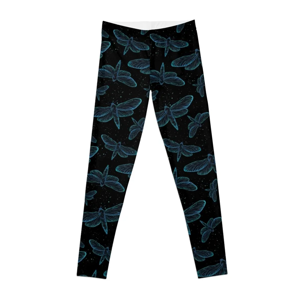 Blue moth Leggings legging pants raises butt Training pants Jogger pants gym Womens Leggings