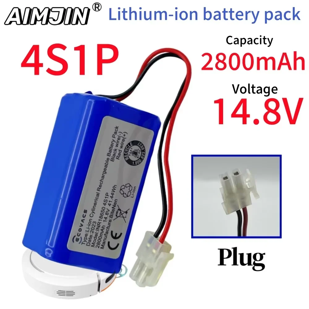 

14.8V lithium battery For eufy RoboVac 15C 15T 25C 30 30C 35C MAX G10 G15 G20 G30 Hybrid Edge Robot Vacuum Cleaner Parts
