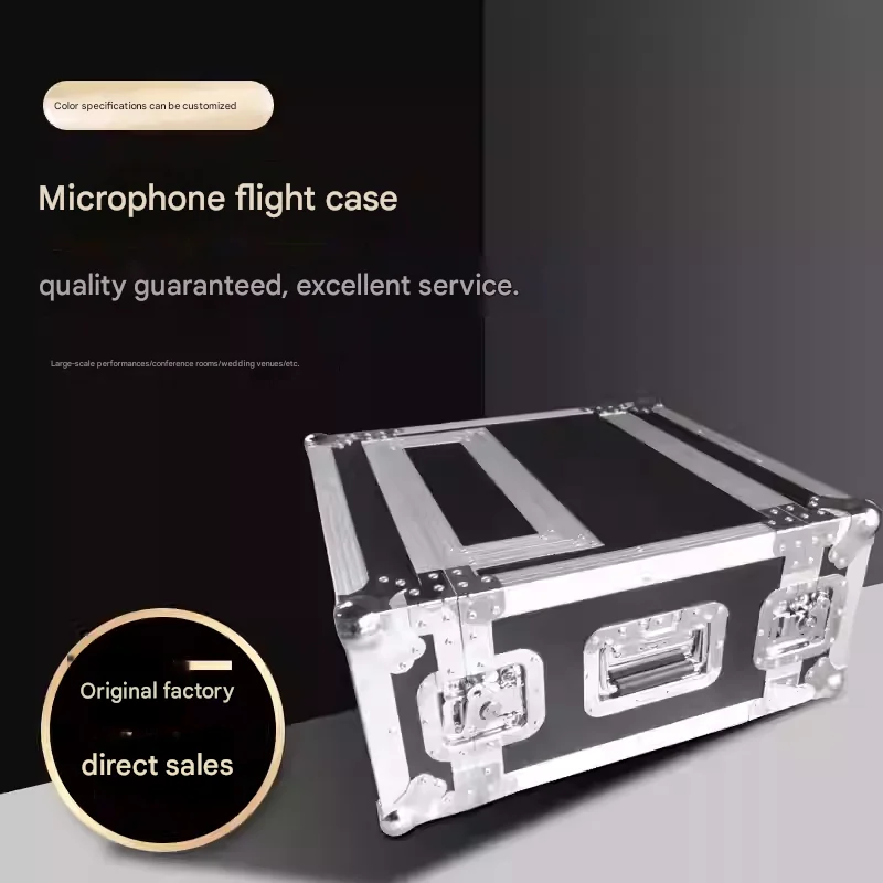 3U Microphone Receiver Air Case 4U Power Amplifier Box 5U/6U Cabinet Custom Plastic Storage Toolbox Adjustable Bracket Factory