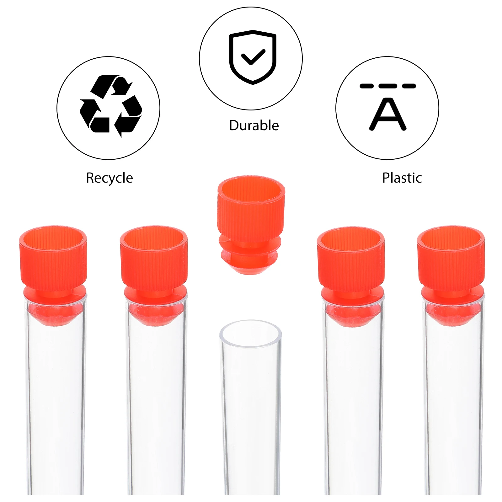 

Test Tube Scientific Experimental Tubes Storage with Caps Science Blue Container Toddler