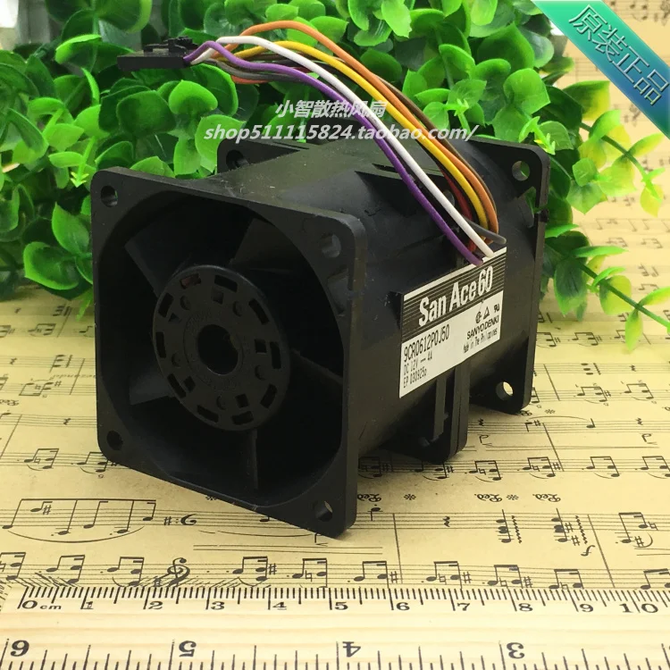 ORIGINALE 9CR0612POJ50 12V 6076 60*60*76mm NUOVO RADIATORE VENTOLA DI RAFFREDDAMENTO