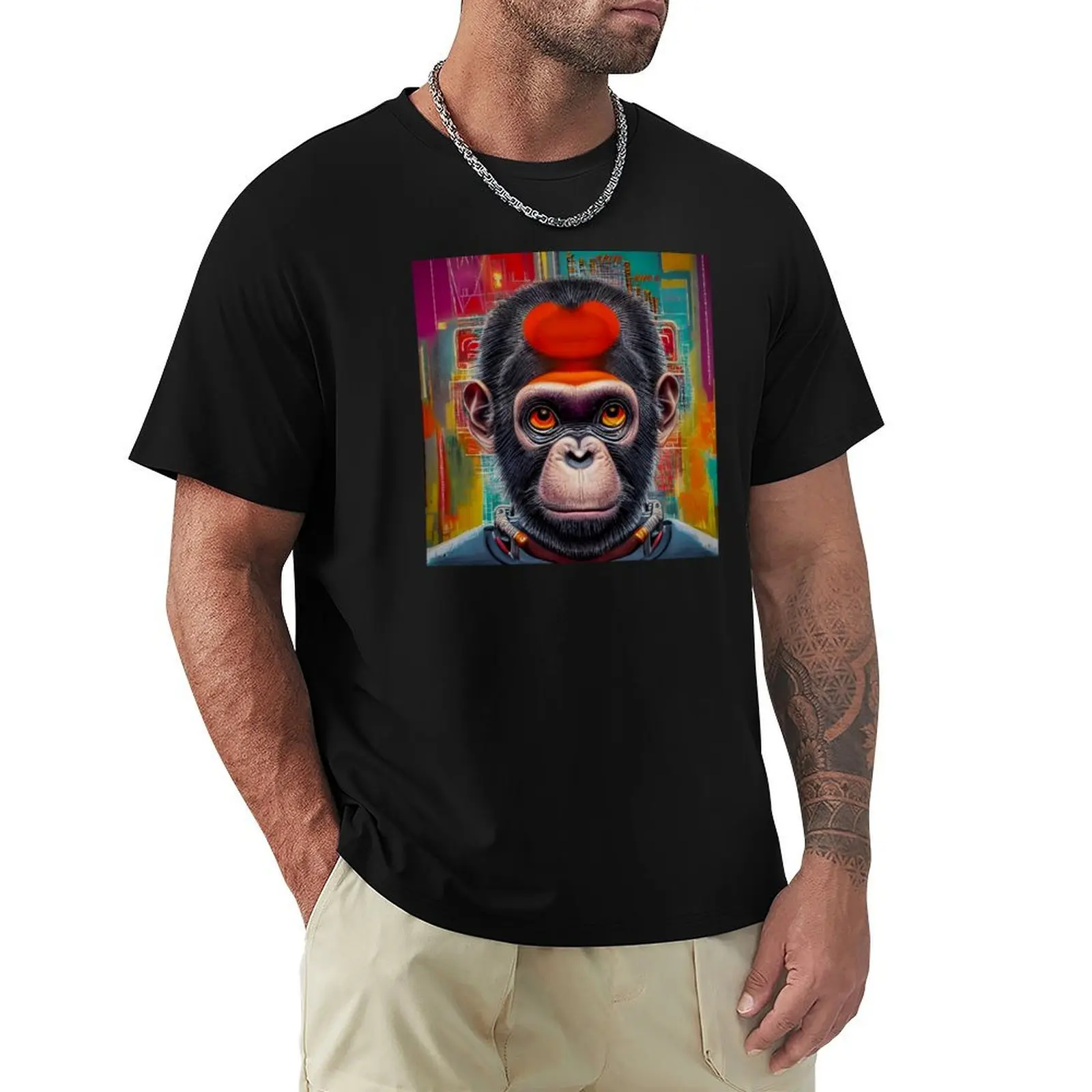 

Monkey love T-Shirt Lightweight Casual Summer T-Shirt