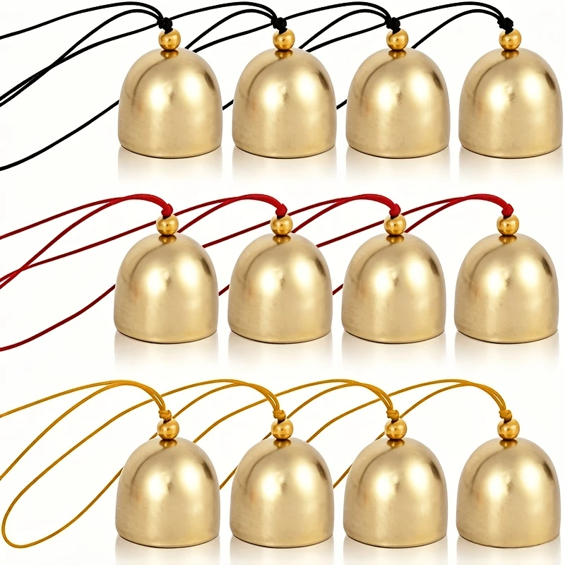 10PCS Retro Metal Craft Bells, Suitable for Wind Chimes, Dog Cat Training, Christmas, Halloween, Thanksgiving Decoration