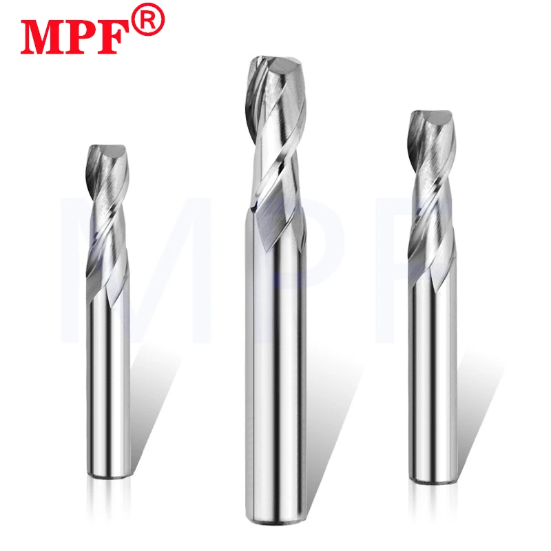 HRC50 2-Flute Flat End Mill Tungsten stainless Steel Carbide For Aluminum Milling Cutter CNC Machining Center Endmills Tools