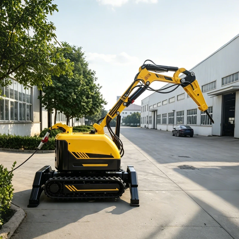 Remote Control Hydraulic Demolition Robot Crawler Type for Building Concrete Demolition and Construction Site