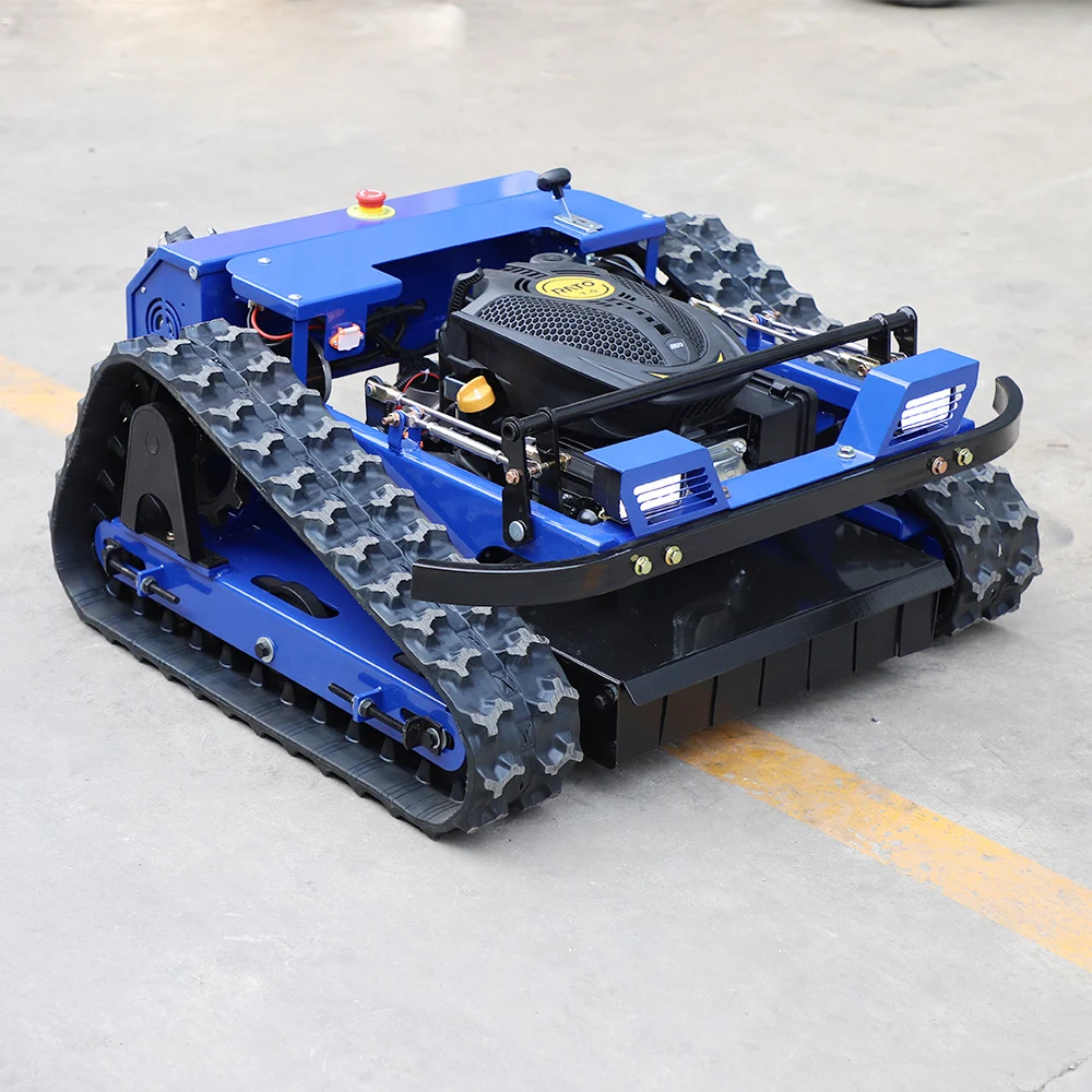 مزرعة صغيرة العشب جزازة العشب بعجلات و الزاحف التحكم عن بعد جزازة روبوت صغيرة حديقة جزازات العشب