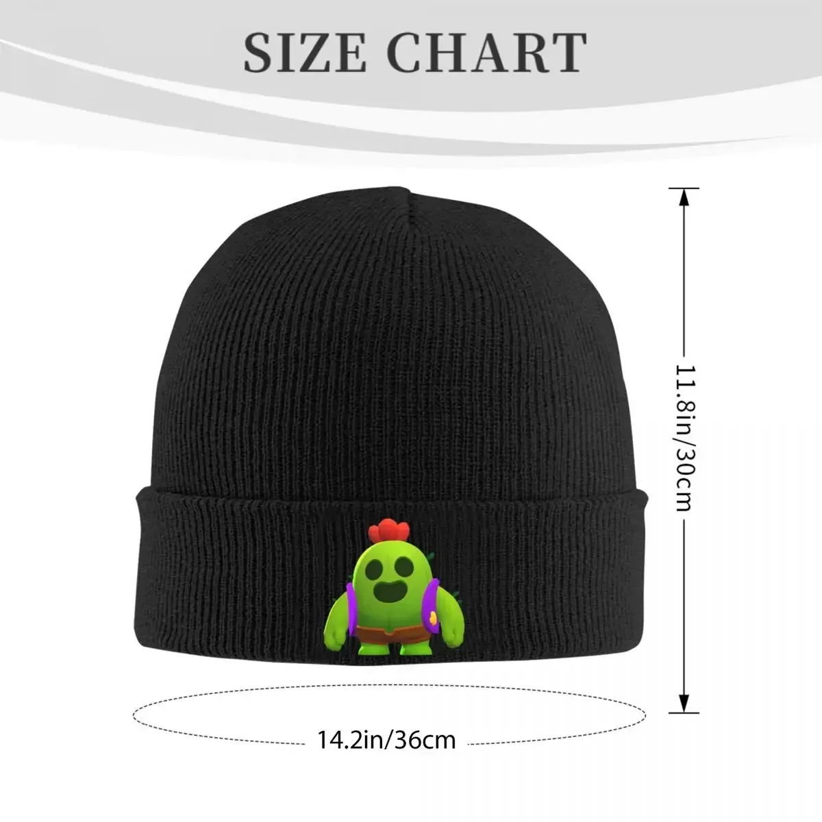 Spike-Braws-Star Knitted Hat Beanies Winter Hat Warm Unisex Casual Fashion Video Game Caps Men Women Gifts