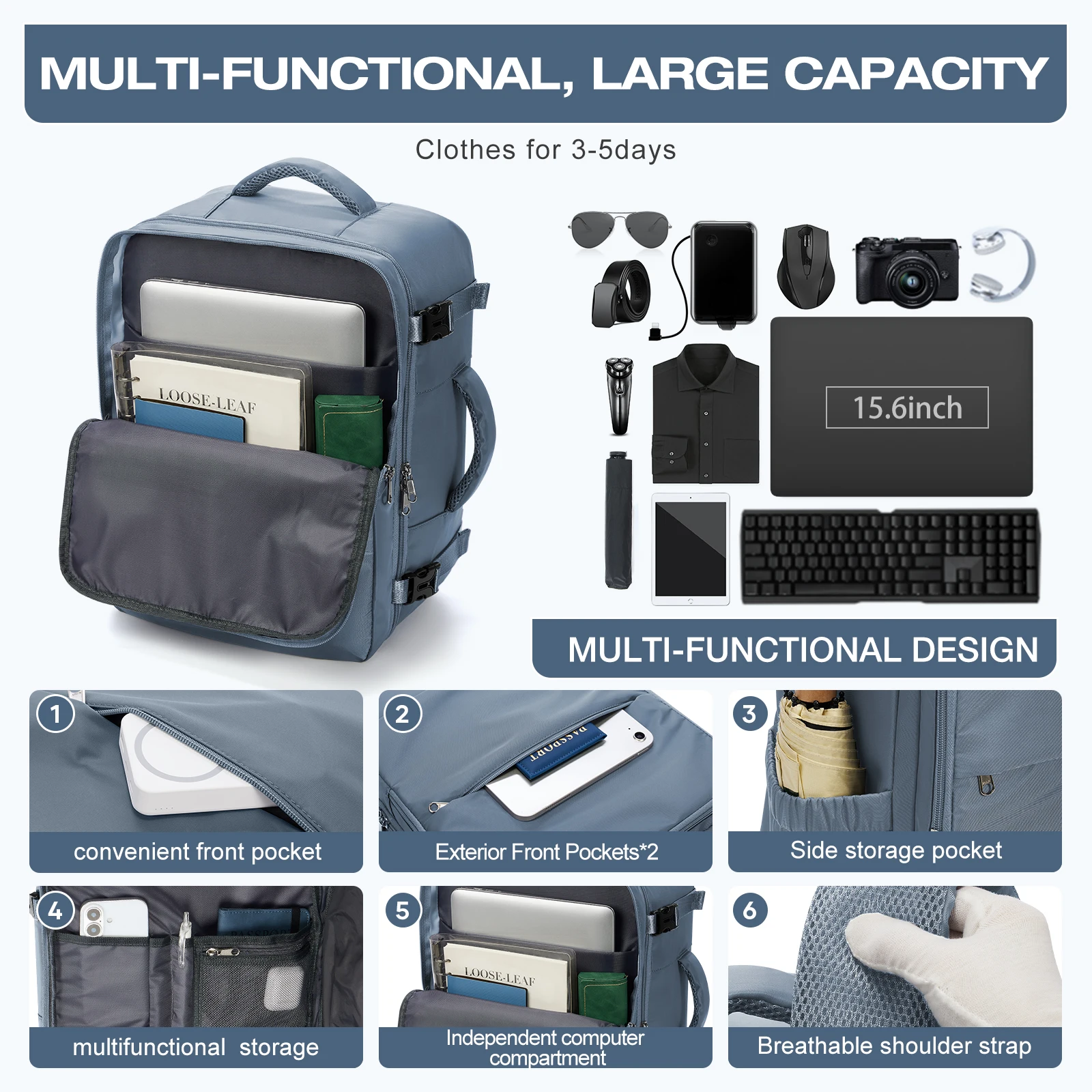  Vacuum Compression Backpack，Ryanair Backpack 40x30x20 Wizzair Travel Backpack Cabin Bag，Ladies Backpack Men's Work Backpack