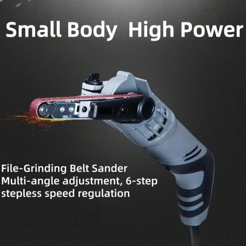 Mini Lithium Battery Sanding Machine Rechargeable Electric Sanding Machine Wood and Metal Polishing Rust Sanding Tool