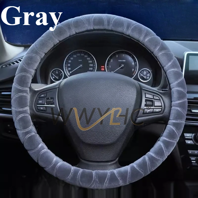 

Suitable for Steering Wheel Grips, Short Plush Cars in Winter, Non-slip and Breathable, No Hair Loss, Round