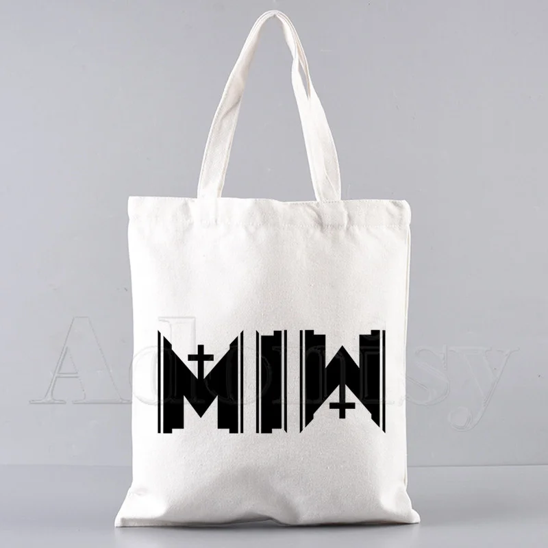 Senza movimento In bianco divertente Shopping Bag Graphic Tote Harajuku donna borsa a tracolla In tela femminile Ulzzang Eco di grande capacità