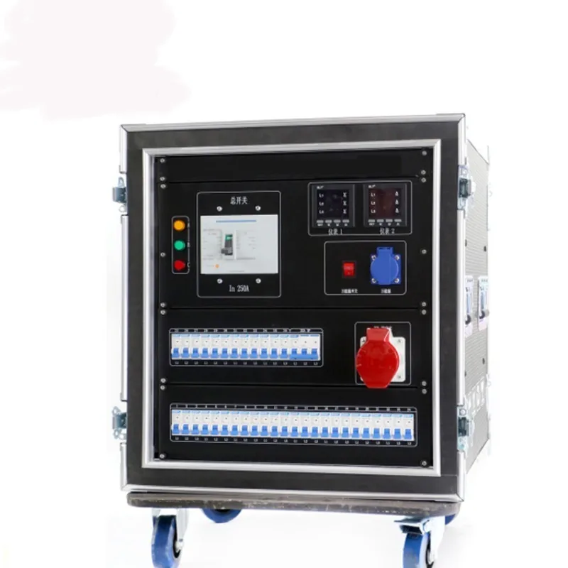 Outdoor Waterproof Stage Lighting and Audio Equipment Power Box, Stage Lighting Portable Distribution Box