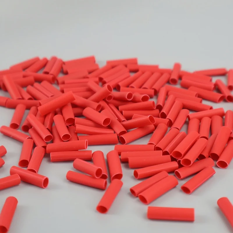 50 قطعة نموذج الطائرات أنبوب الانكماش الحراري أنبوب العزل أحمر/أسود العزل الكهربائي والإصلاح واتصال الأسلاك