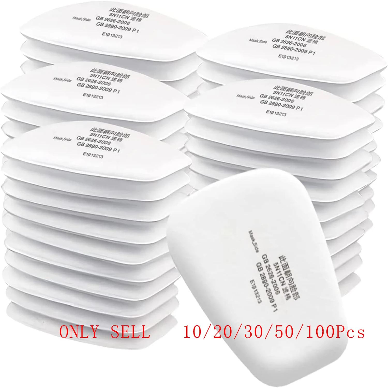 5N11 Respirator Filter Industry Spray Paint Dust-Proof Filter Replaceable For 6200/7502/6800 Series Respirator Gas Mask