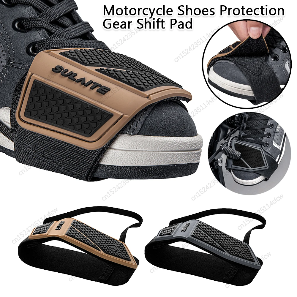 

Motorcycle Shift Pad Motorcycle Shoe Protection Gear Anti-skid Gear Shifter Lightweight Boot Protector Adjustable Shifter Guards