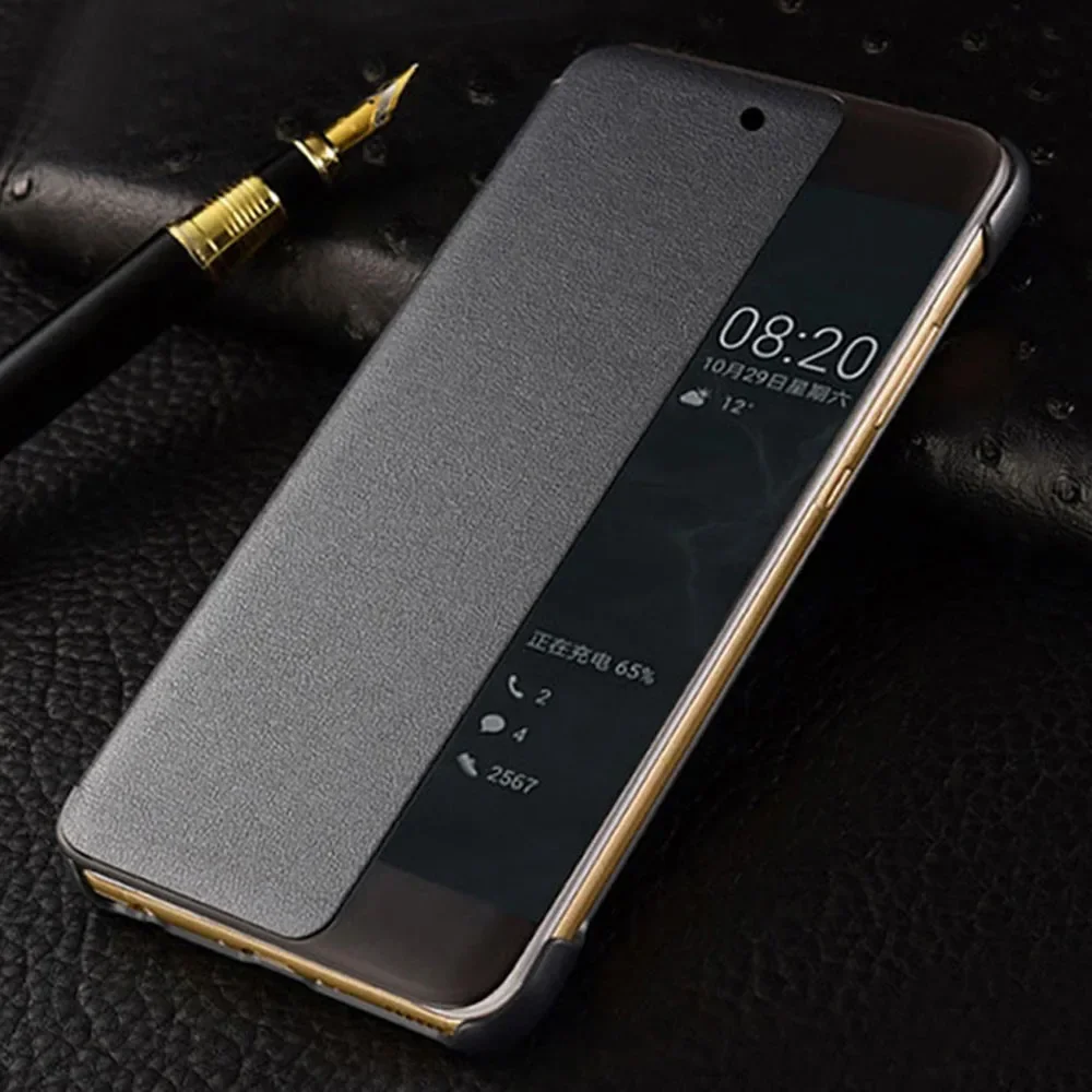 

Smart View Case For Huawei P30 Pro P30Pro P30Lite Auto Sleep Wake Up Flip Cover For P30 Lite Fundas Capa