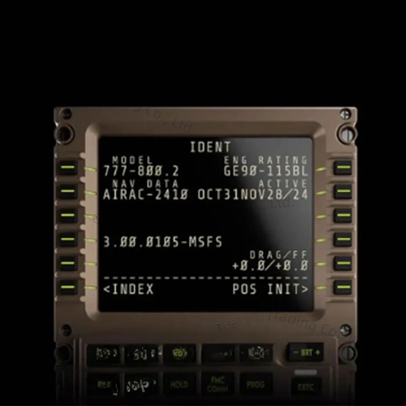 FOR Flight Simulator CDU PMDG Zibo Civil Aviation Control Panel Boeing 737 PFP 7 Suitable for X-Plane MSFS