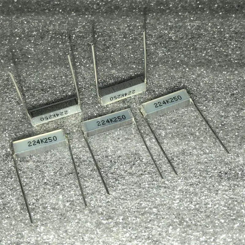 Coupling Film Capacitor for Audio, 250V 0.22UF 224J Stacked Non-inductive  200pcs