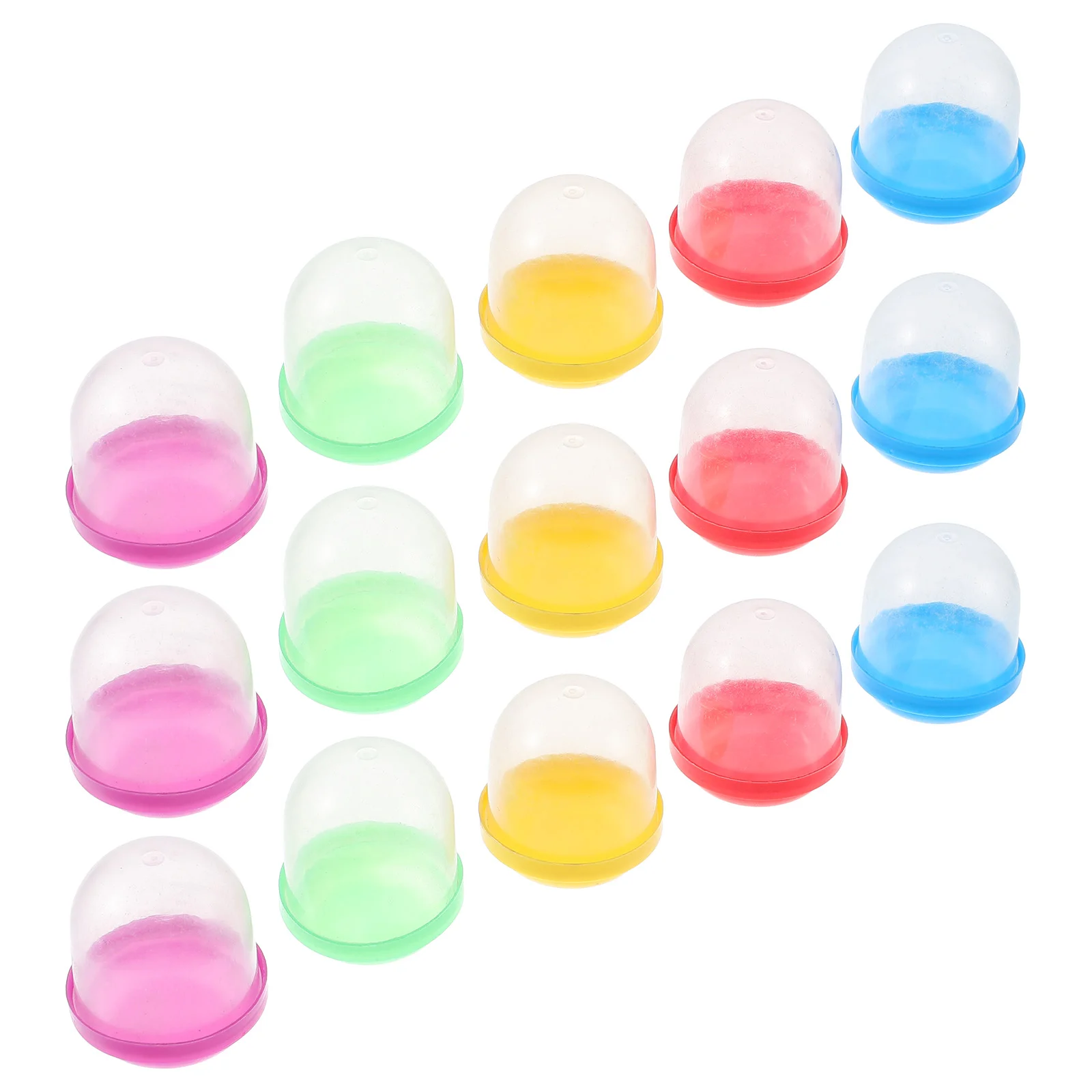 50 Pcs Shell Candy Gift Container Packing Ball Fillable Automatic Prize Containers Plastic Empty Funny Toy Balls Capsules