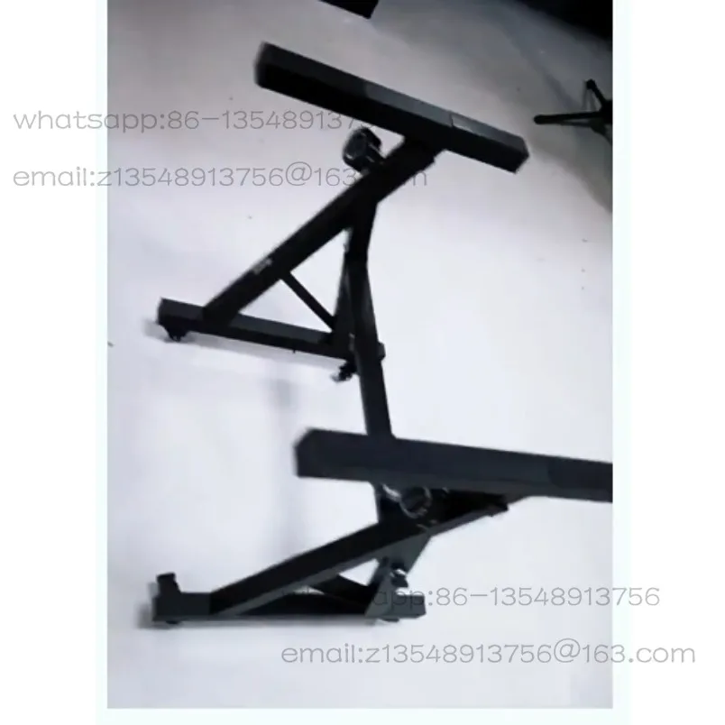 nouveau-support-de-clavier-en-z-tout-metal-robuste-avec-poulie-de-2-pouces-en-stock