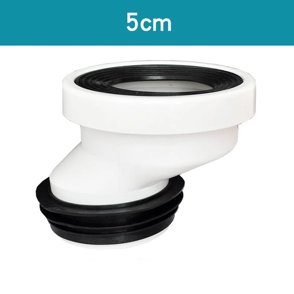 

2/5/10cm Offset Toilet WC Misaligned Pan Connector Shifter Bowl Smooth Soiling Pipe PVC Straight Eccentric Nozzle Replacement