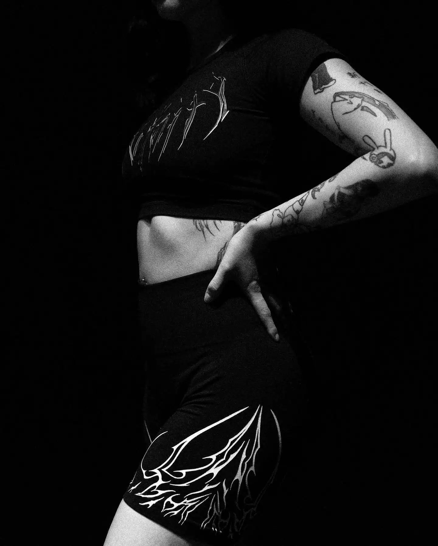 Breathedivinity Damen Hochelastische Po-Formende Fitness-Übungs-Yoga-Shorts – Detail 11