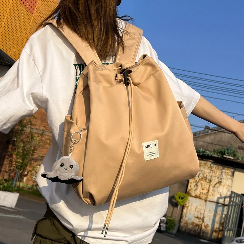 أزياء المرأة على ظهره متعددة الوظائف حمل حقيبة النايلون للماء حقيبة ظهر للسفر المرأة حقيبة يد الفتيات حقيبة المدرسة #2