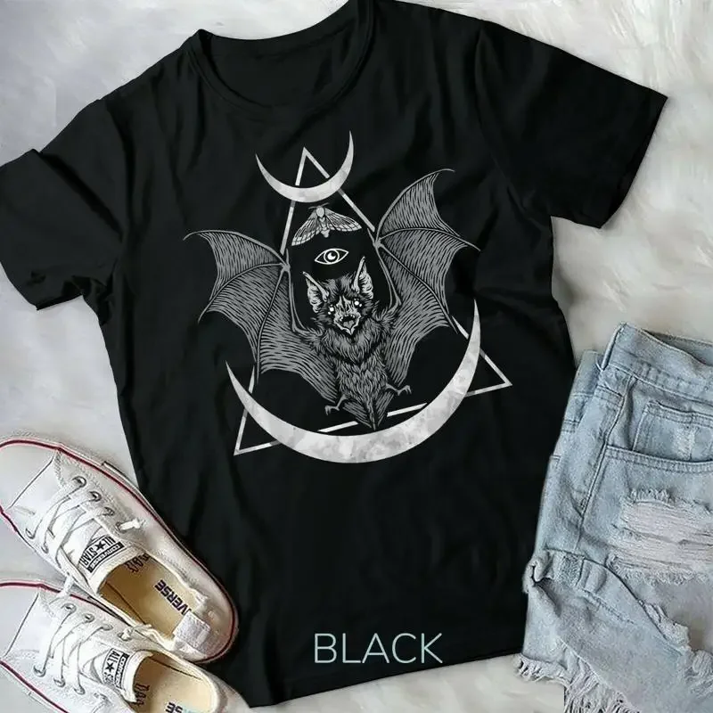Creepy Cute Cute Bat I Wiccan Witchcraft Gothic Pastel Goth Unisex Form T shirt