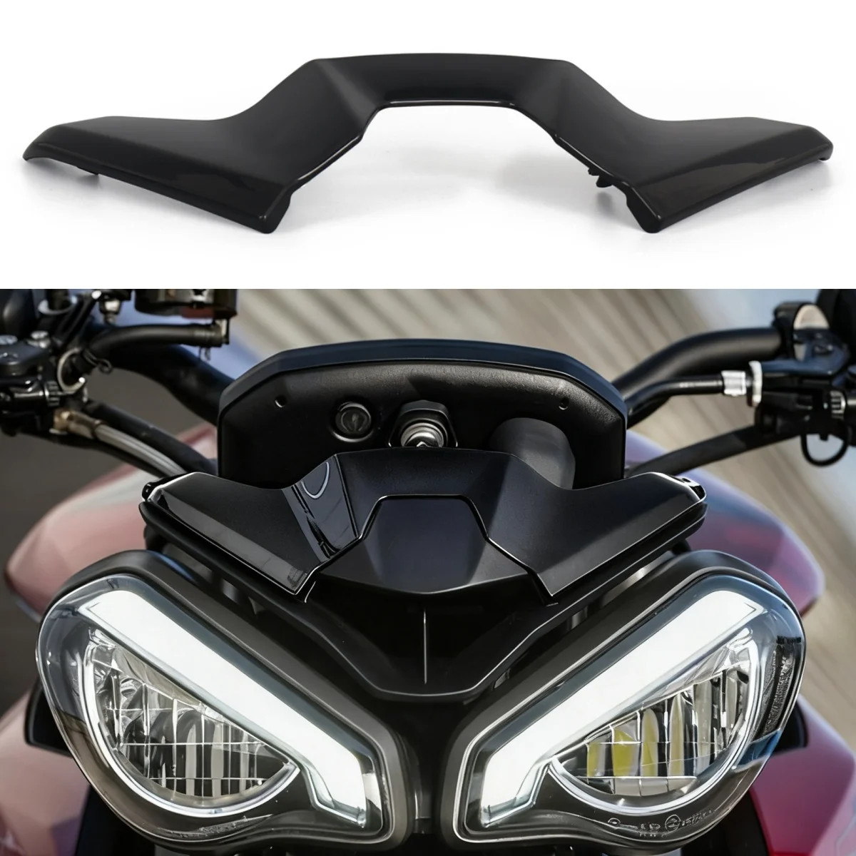 

Для TRIUMPH Street Triple 765R 765 R RS 765RS MOTO 23-25, передние спойлеры обтекателя, аэродинамические крылышки, защита от ветра