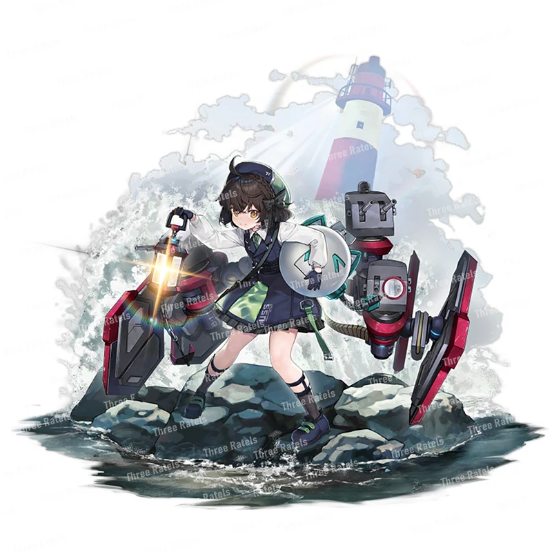 ثلاثة راتلز QCYX6 Azur Lane ملصق سيارة الجدار ملصق الأثاث الأجهزة المنزلية الديكور ملصق مائي مقاوم للماء ذاتية اللصق