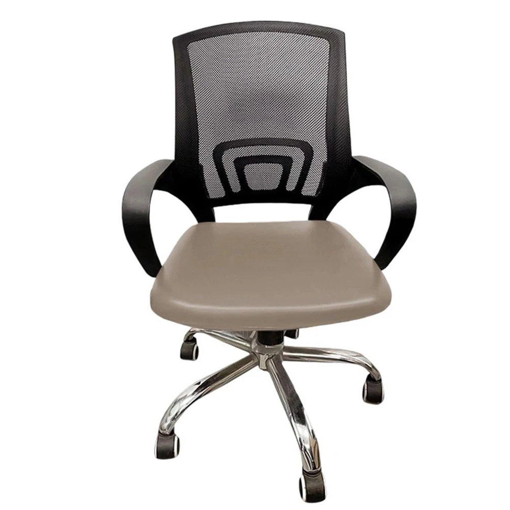 Stretchable Office Chair Seat Cover Water Resistant Washable Wrinkle Breathable for Home Office Computer Work Chairs