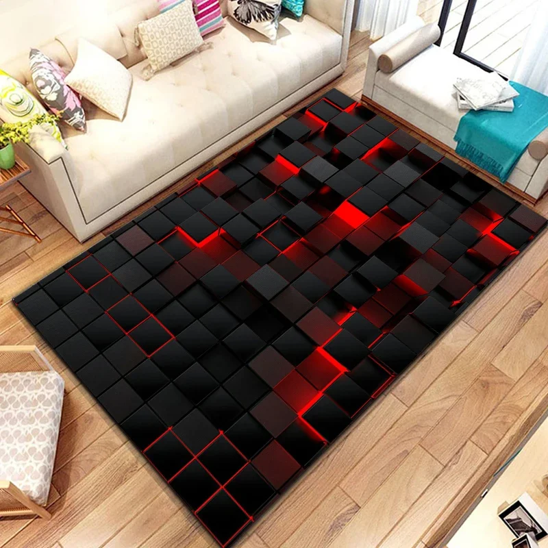 

15 Sizes 3d DropSum Colours Pattern Rug for Living Room Area Carpet Bathroom Mat Creative Doormat Bedroom Mat Home Decor