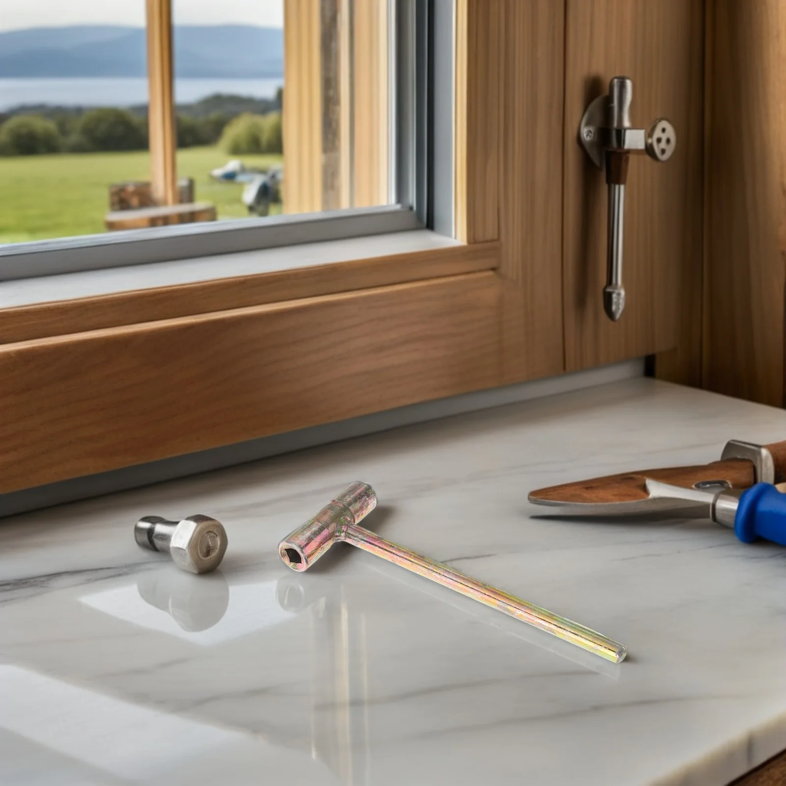 2 قطعة اسطوانة الغاز صمام وجع أداة معدنية متعددة الوظائف الثقيلة الصلب الأسيتيلين خزان الأكسجين تعديل صمام الضغط #3