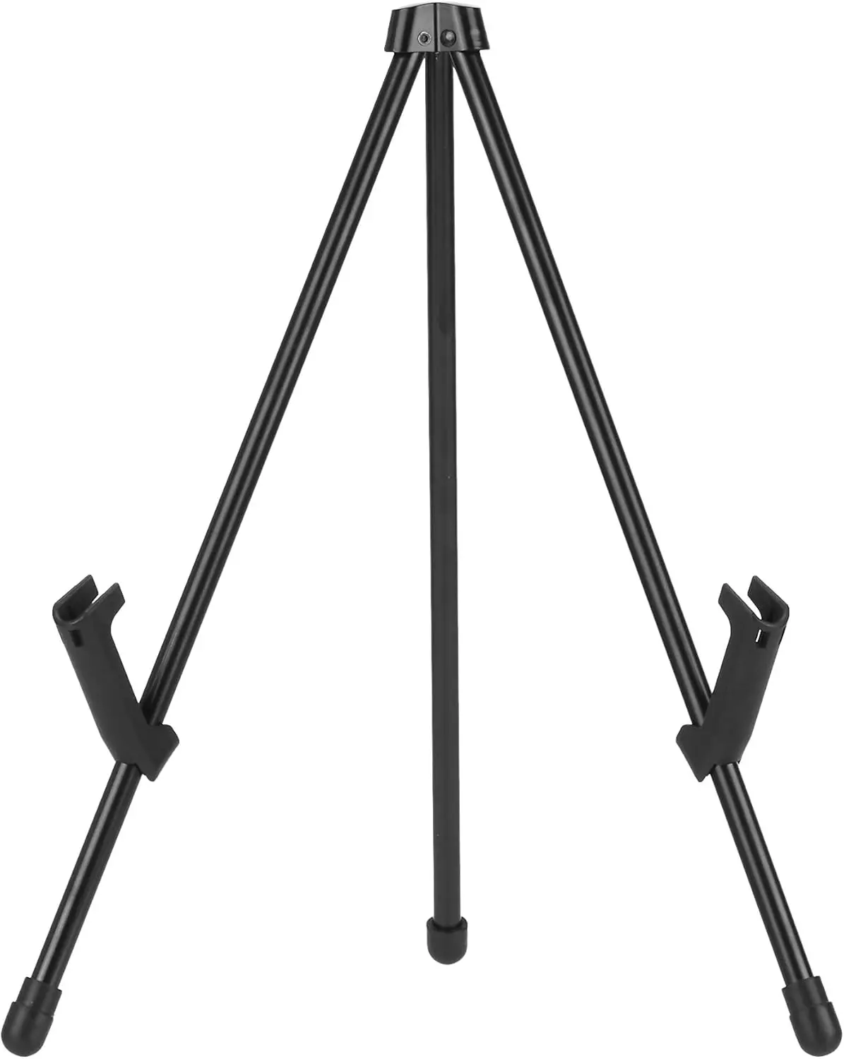 Tabletop Instant Easel, Black Steel, Portable Tripod for Paintings, Signs, Posters, Adjustable Display