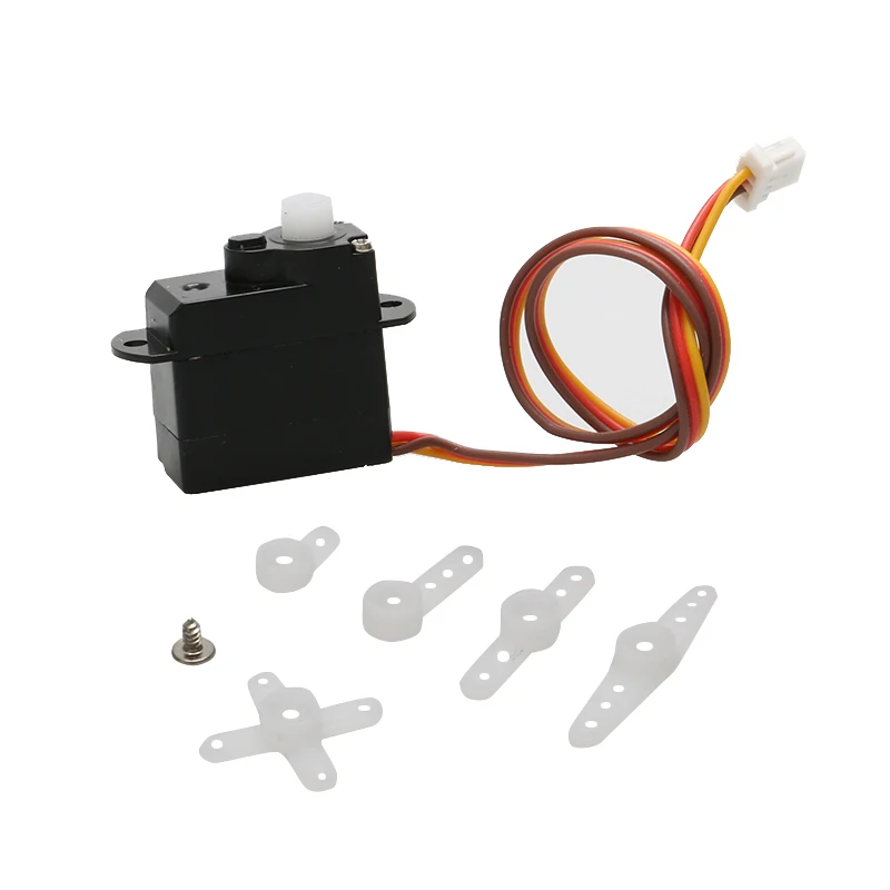 Mini Fixed Wing Digital Steering Gear, Nano Servo, DIY RC Aircraft Drone Peças, 90 graus JST, Dupont, 1.0mm, 1.25mm, 2g, 4pcs