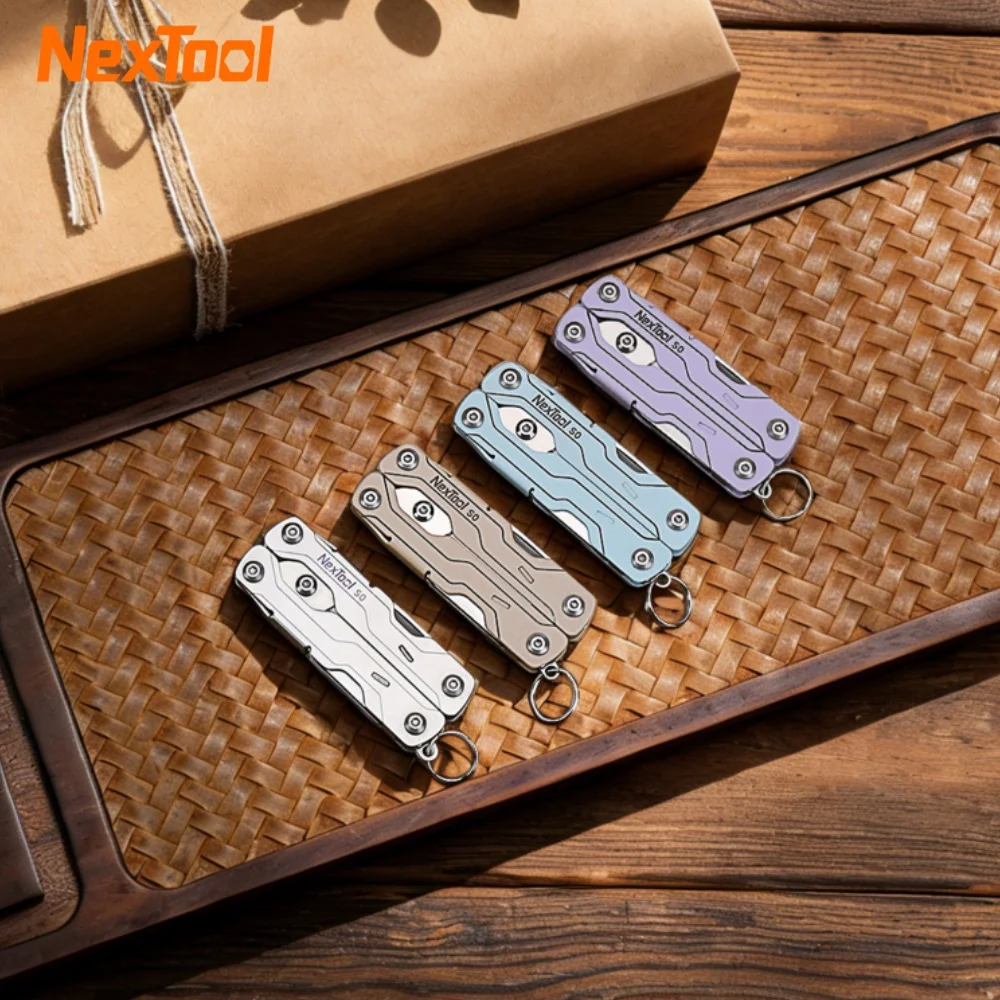 NexTool Mini Sailor Scissors S0 Micro Multitools 8 In 1 Mini Pocket Multitool EDC Folding Hand Tools Camping Survival Multitool