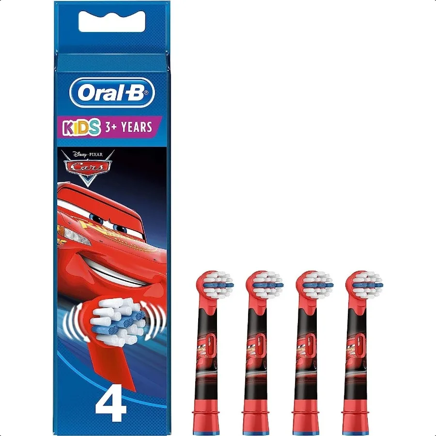 

Сменные насадки для зубных щеток OralB Stages Power Cars, упаковка из 4 шт.