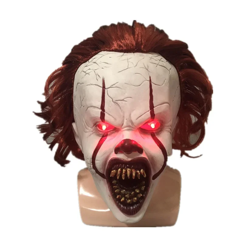 Máscara de Cosplay Palhaço de Volta para a Alma Homem, Halloween, Pennywise, Horror, Presente de Natal, Criança, 2