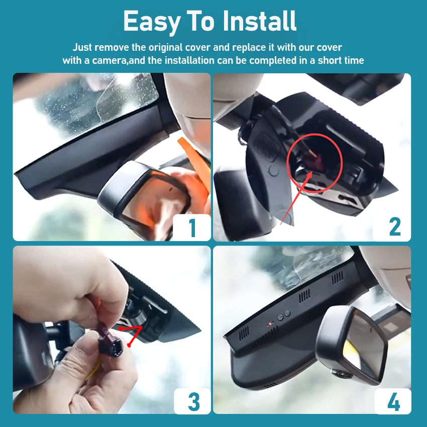 

4K Wi-Fi видеорегистратор для BMW 1 3 5 7 X1 X3 X5 M серии E60 E61 E65 E66 E70 E72 E83 E84 E88 E92 Plug and Play DashCam