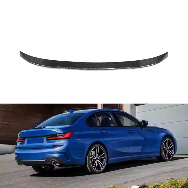 

For BMW 3 Series G20 G80 M3 Carbon Fiber Trunk Spoiler Boot Wing Lip 2019