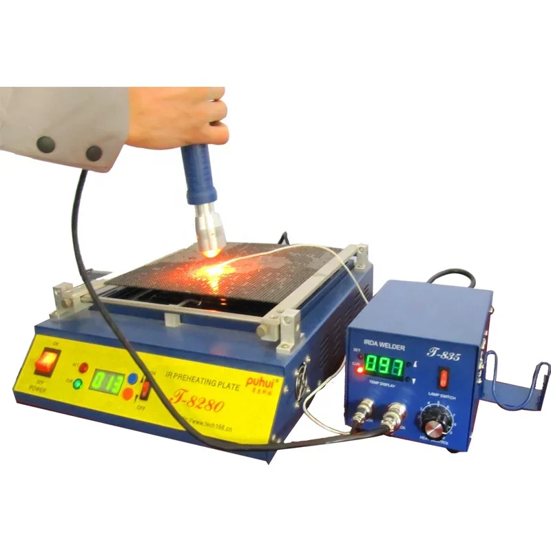 Puhui T-835 Digital Display SMD BGA Rework Soldering Station IR BGA Welder Machine for Chips Desolder