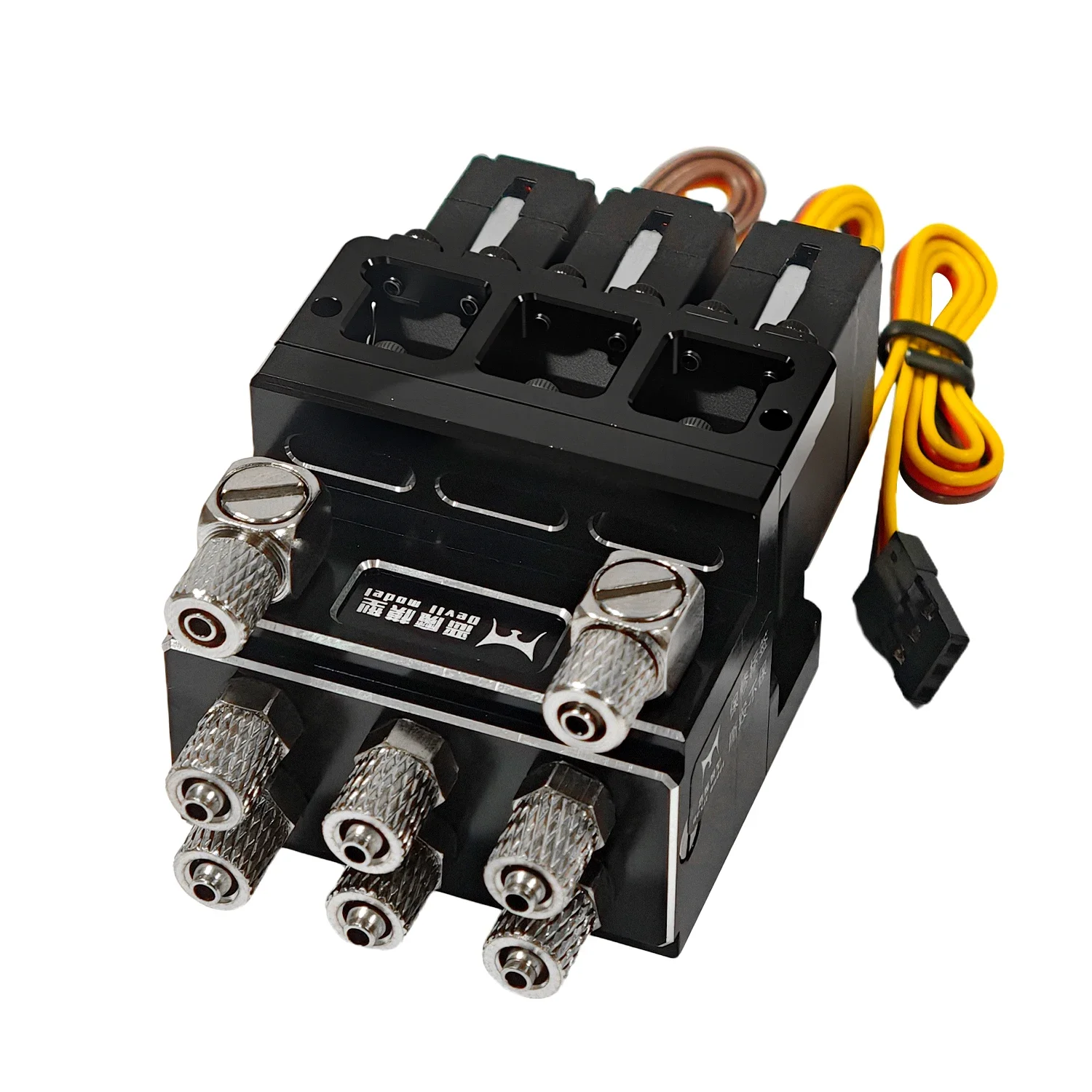 NF RC Model Hydraulic Directional Valve Metal Belt Actuator Suitable for Excavator Loader Model Scientific Experiment Toy