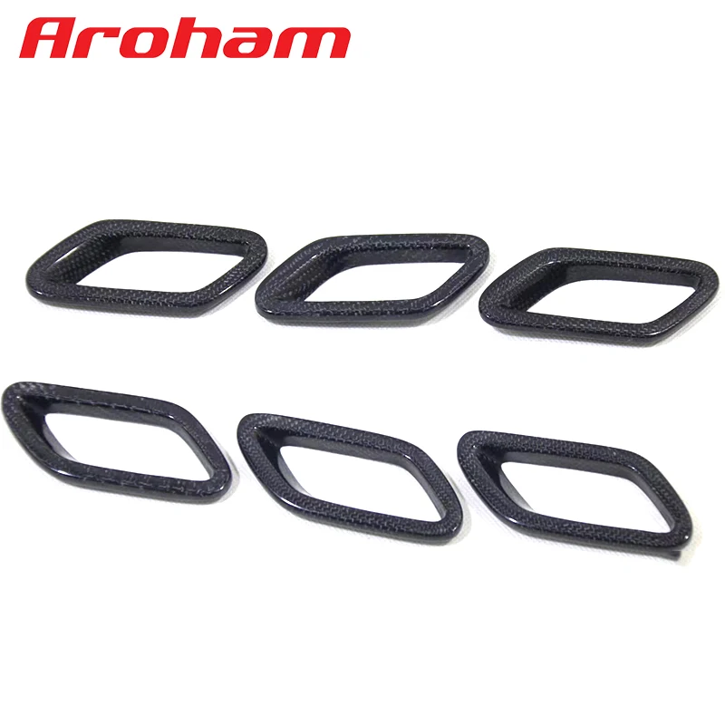 

Aroham Real Carbon Fiber Leaf Board Side Vent For Maserati GT GTS GC Car Body Decoration Accessories