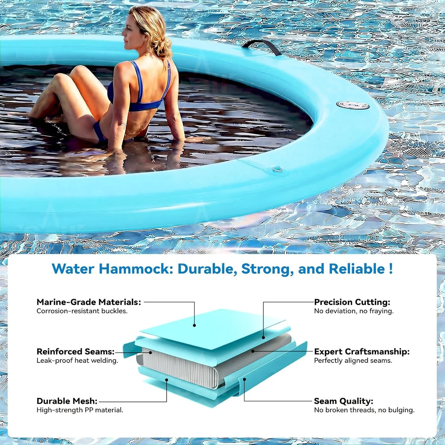 Outdoor Beach Lake Floating Lo - đánh giá và giá Pool Lounger Inflatable