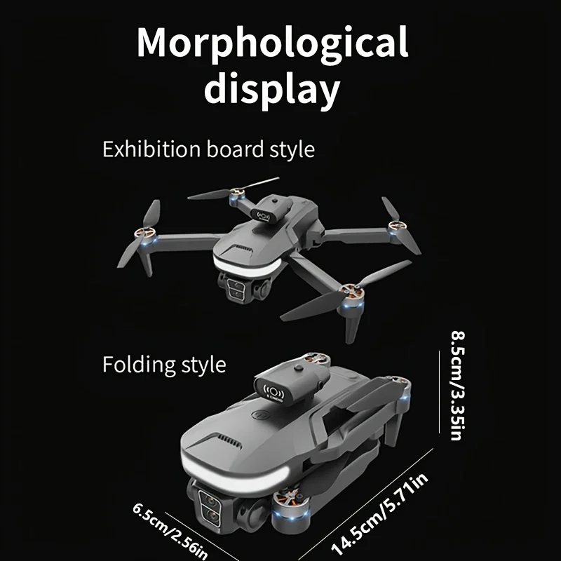 U6 Drone with Brushless Motor, Long Battery Life, Smart Obstacle Avoidance & Screen Remote. Features Real-Time Transmission, Dual-Camera, Gesture Control & 1-Key Return. Perfect for Outdoor Aerial Video, Beginners & Holiday Surprise Gifts. view 3