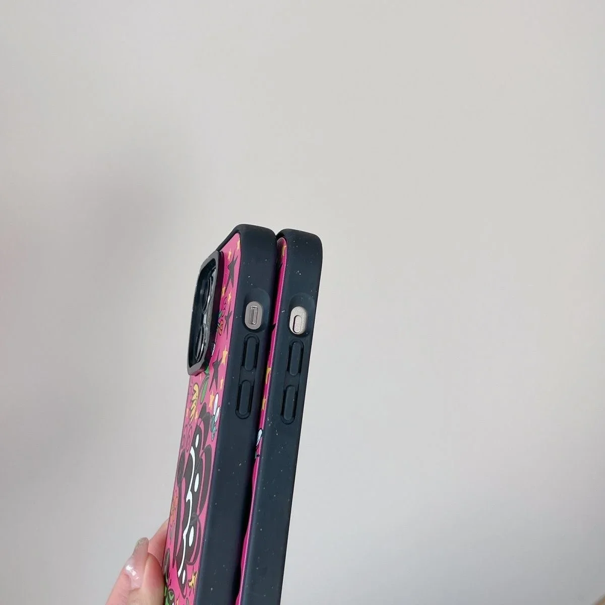 Creative Cute Butterfly Black Frosted Phone Case Cover for IPhone 13 14 15 Pro Max Case