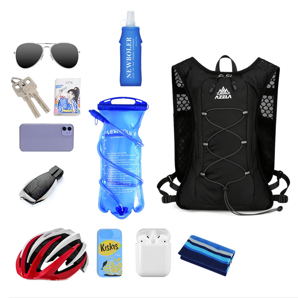Outdoor Trail Running 7L Ultralight Backpack Hydration Jogging Vest Men Breathable Marathon Bicycle Bag Fitness Running Bag