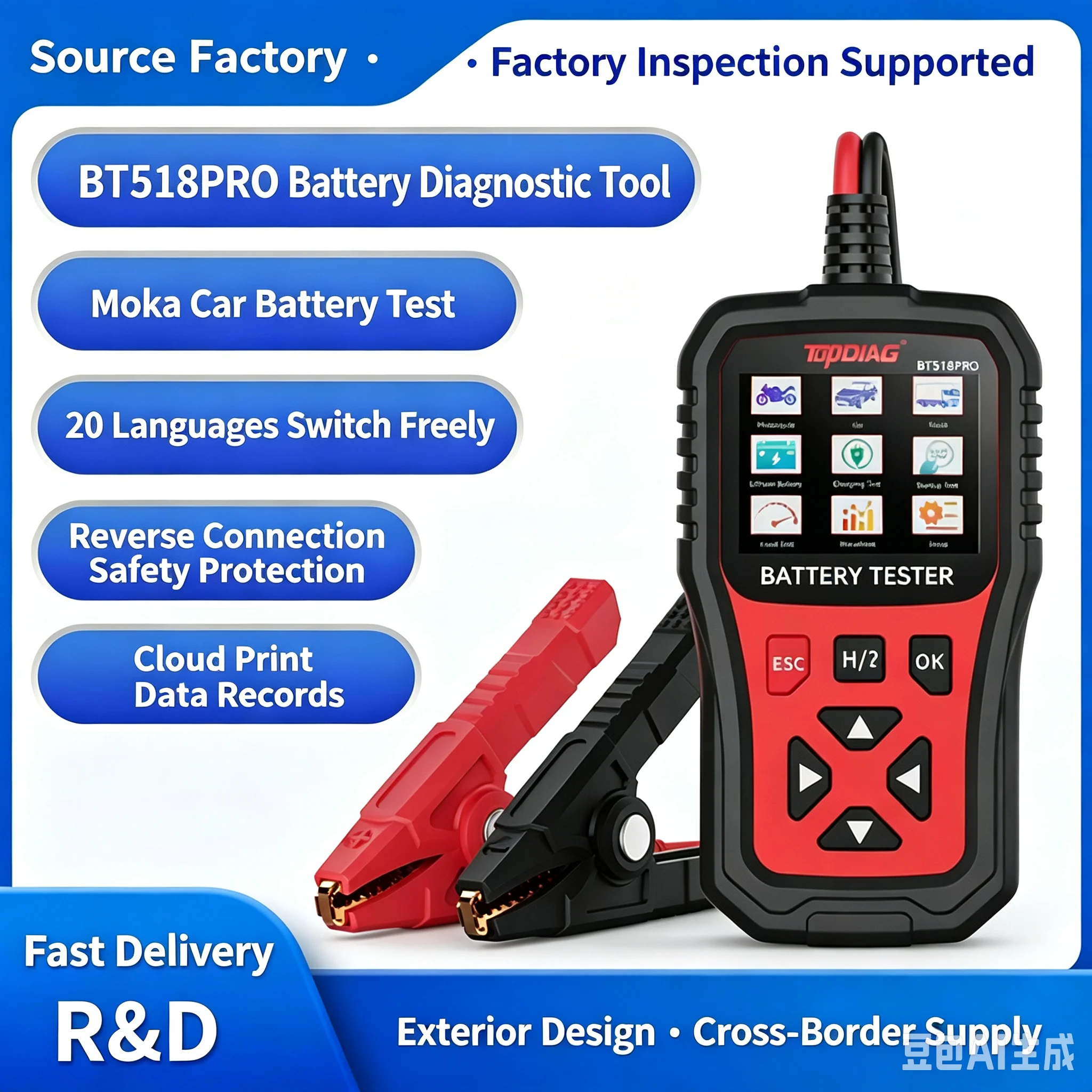 2026-new-topdiag-bt518-pro-6v-12v-24v-battery-charger-car-battery-analyzer-auto-tester-car-diagnostic-tool-electrical-system
